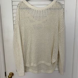 Oversized Crochet Sweater
